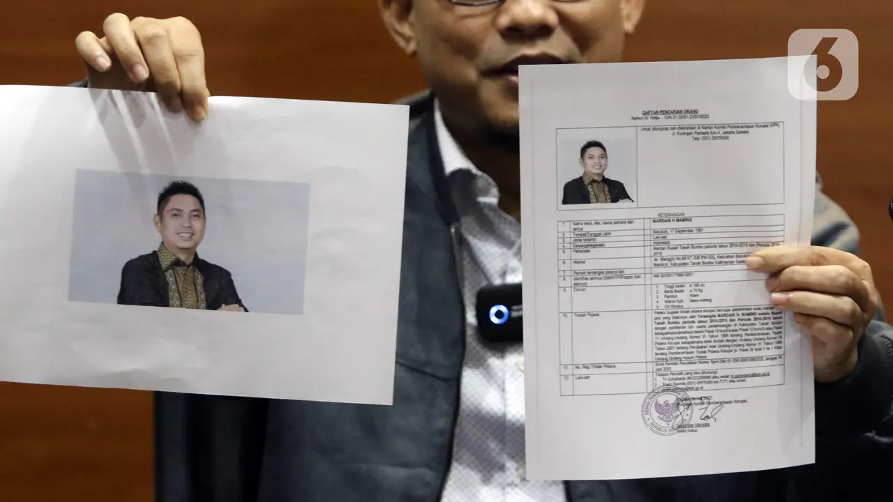 KPK Terbitkan Status DPO Terhadap Mardani H Maming