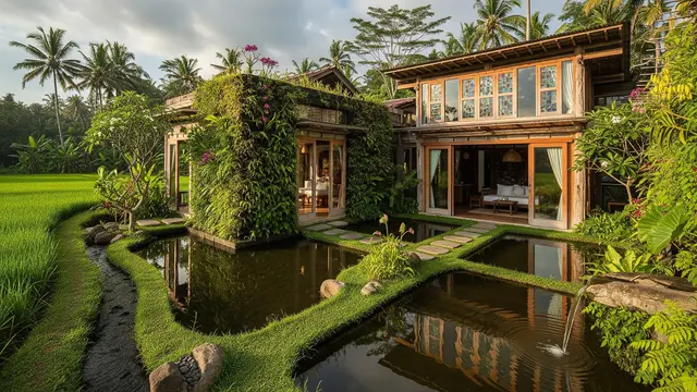 Model Rumah Sederhana Tapi Mewah yang Ramah Lingkungan/Ilustrasi AI