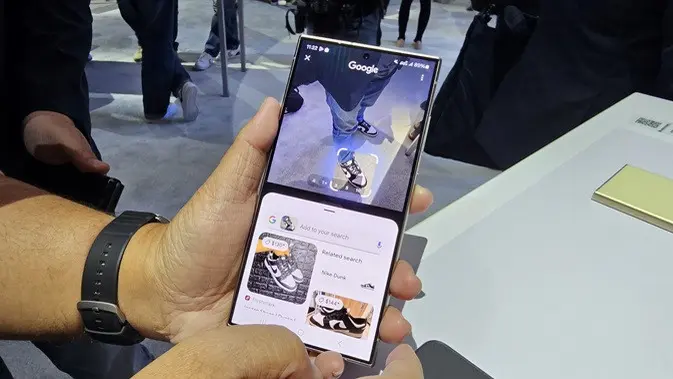 <p>Fitur berbasis AI di Samsung Galaxy S24 Ultra. (Liputan6.com/Yuslianson)</p>