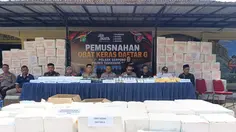 Modus Truk Tertutup Terbongkar, 46 Juta Butir Obat Keras Daftar G Dimusnahkan