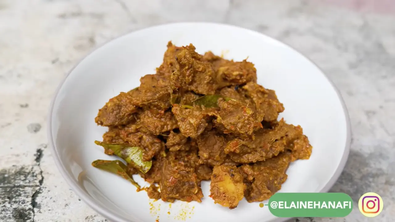 Tidak Pakai Santan dan Minyak, Begini Cara Olah Rendang Rendah Lemak, Cocok untuk Diet