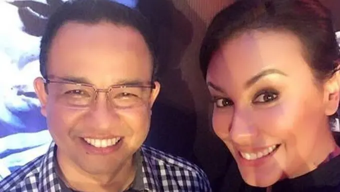 [Bintang] Sophia Latjuba dan Anies Baswedan