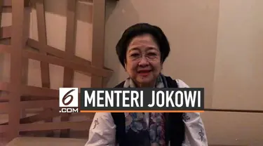 Presiden ke-5 RI Megawati Soekarnoputri meminta semua pihak menahan diri soal pengumuman kabinet jokowi-Ma'ruf. Ia uga menjelaskan soal jatah menteri yang diminta kepada Presiden Jokowi.