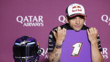 Jorge Martin mengalami nasib sial pada balapan MotoGP Qatar 2025. (Karim JAAFAR / AFP)