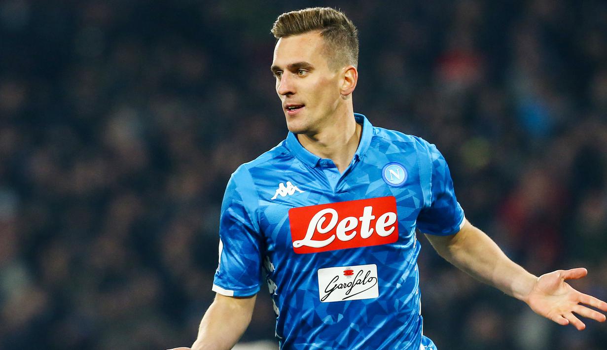 5. Arkadiusz Milik (Napoli) - 10 Gol. (AFP/Carlo Hermann)