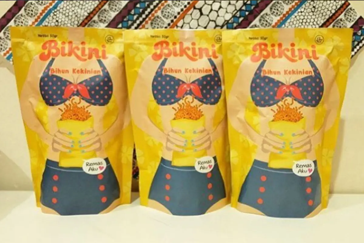 Kemasan Snack Bihun Bikini, Kreatif yang Kebablasan 