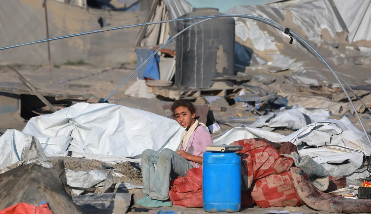 Hingga saat ini, serangan Israel ke Jalur Gaza telah menewaskan lebih dari 40.900 warga Palestina. (Bashar TALEB/AFP)