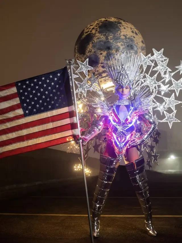 Miss USA R'Bonney Gabriel Terpilih sebagai Miss Universe 2022, credit: @rbonneynola