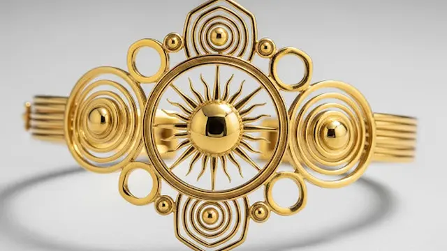 Gelang Matahari Geometris