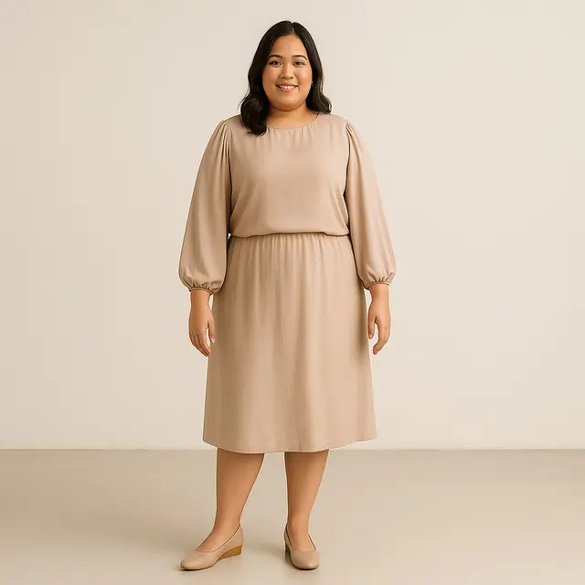 Model Lengan Bishop yang Cocok untuk Orang Gemuk/Ilustrasi gambar oleh AI