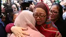 Istri almarhum Pepeng; Utami Mariam Siti Aisyah. (Galih W. Satria/Bintang.com)