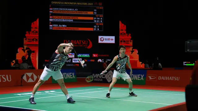 Kevin Sanjaya Sukamuljo / Marcus Fernaldi Gideon - Indonesia Masters 2021 - 20 November -2