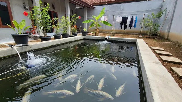 Ilustrasi Budidaya Ikan Mujair