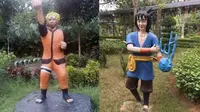 6 Patung Anime Naruto Ini Bentuknya Nyeleneh, Bikin Ngakak (sumber: Twitter/txtdarigajelas)