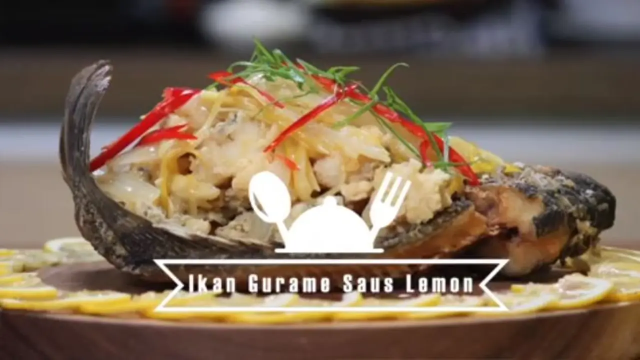 Resep Gurame Goreng Saus Lemon, Hidangan Sahur Menggoyang Lidah