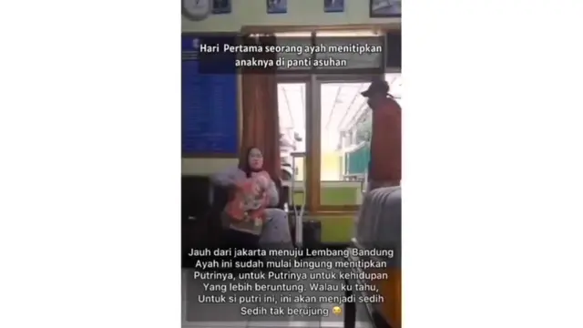 Video Pilu TikTok Ayah Tinggalkan Anak Di Panti Asuhan