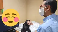 Denny Caknan umumkan kehamilan sang istri, Bella Bonita sembari mengunggah momen periksa kandungan di rumah sakit. Ia kebanjiran ucapan selamat. (Foto: Dok. Instagram @denny_caknan)
