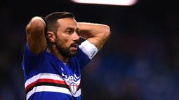 1. Fabio Quagliarella (Sampdoria) - 21 gol dan 7 assist (AFP/Marco Bertorello)