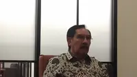 saat diskusi bersama aktivis media sosial Denny Siregar di Jalan HOS Cokroaminoto, Jakarta Pusat. (Liputan6.com/Ady Anugrahadi)