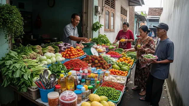 Ide Jualan ‘Receh’ tapi Banyak Dicari dan Cepat Laris di Dalam Gang dengan Produk Sayur, Buah dan Bahan Dapur Segar