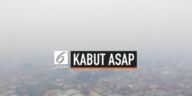VIDEO: Penampakan dari Udara Kabut Asap di Singkawang