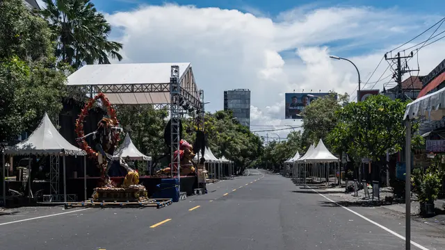 Potret Bandara Ngurah Rai Saat Hari Raya Nyepi 2023