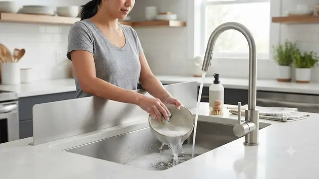 Sekat Stainless Steel Tipis (AI Generated)