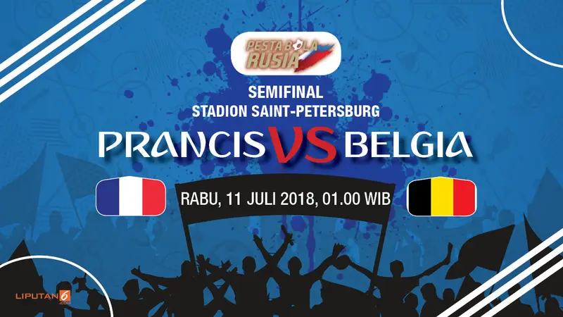 Prediksi Prancis vs Belgia