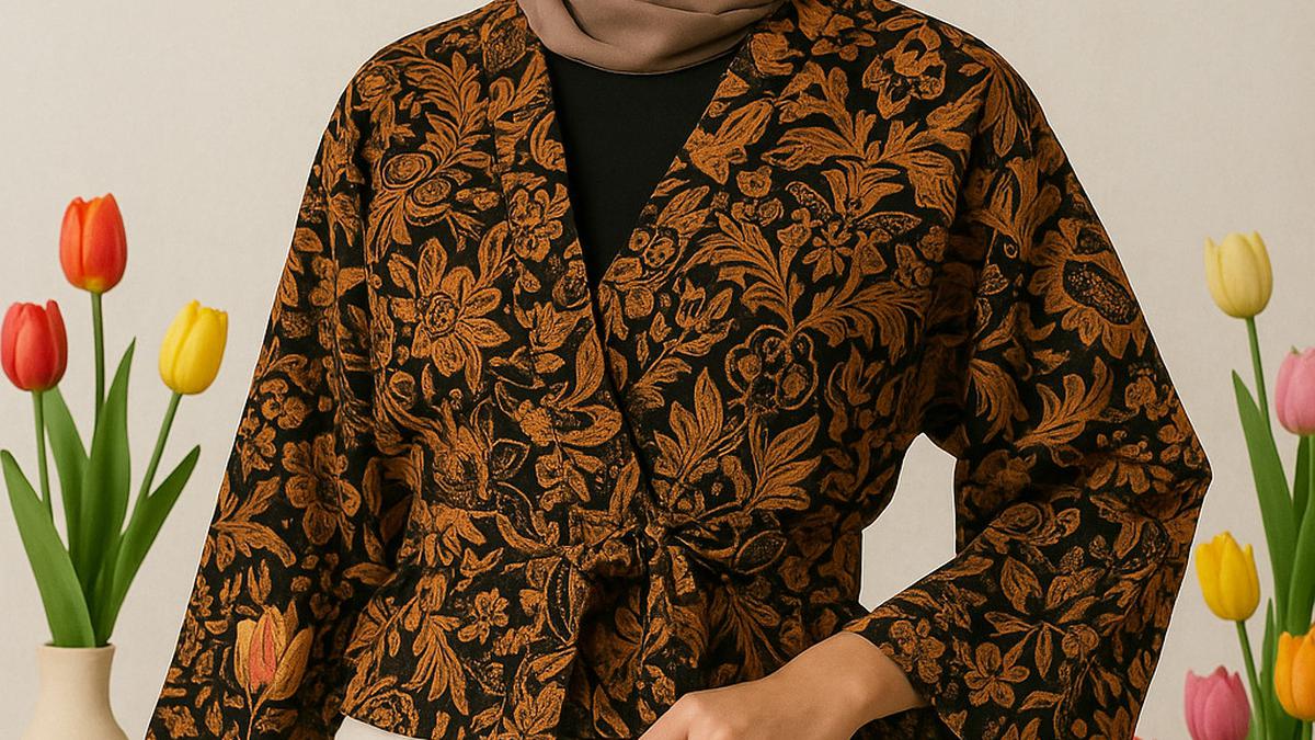 8 Outer Crop Top Batik Lengan Panjang untuk Usia 20-an, Tampil Makin Gaya
