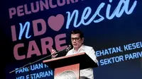 Menparekraf Wishnutama Kusubandio meluncurkan Indonesia Care di Plaza Senayan, Jakarta (Dok.Kemenparekraf)