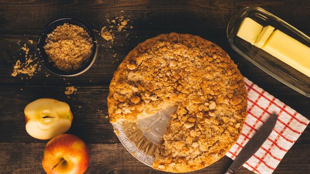 Ilustrasi kue apple pie