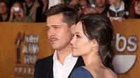 Pitt berpendapat, jika Jolie menikah untuk yang keempat kalinya nanti, pernikahan itu pun tidak akan berlangsung lama. Pasalnya, menurut Pitt cukup sulit menikah dengan wanita penguasa Hollywood. (AFP/Jason Merritt)