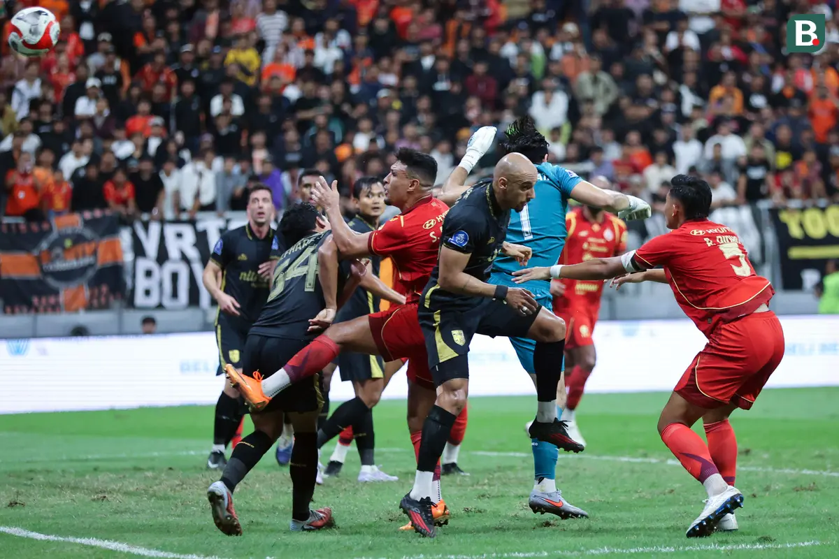 Foto: Empat Gol Tercipta, Laga Persija Jakarta Vs Borneo FC di BRI Super League Berakhir Imbang