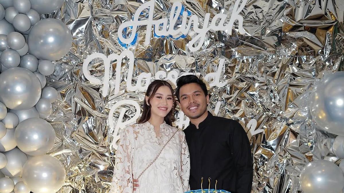 Gaya Aaliyah Massaid Rayakan Ulang Tahun ke-23 Sekalian Bukber, Bumil Tampil Anggun Kenakan Lace Dress