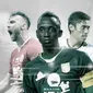 Marko Simic, Makan Konate dan Fadil Sausu. (Bola.com/Dody Iryawan)