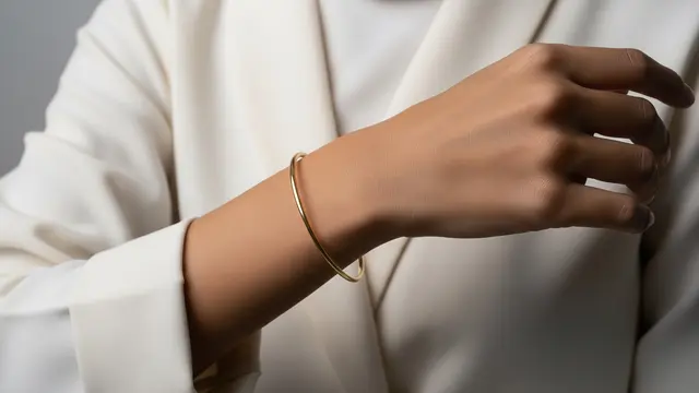 Model Gelang Emas Minimalis yang Lagi Tren 2026 Desain Bangle Polos Tipis