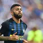 Striker Inter Milan asal Brasil Gabriel Barbosa. (AFP/Giuseppe Cacace)