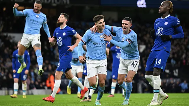 Foto: Graham Potter Hancur Lebur, Chelsea Dibantai Manchester City saat Piala FA 2022/2023