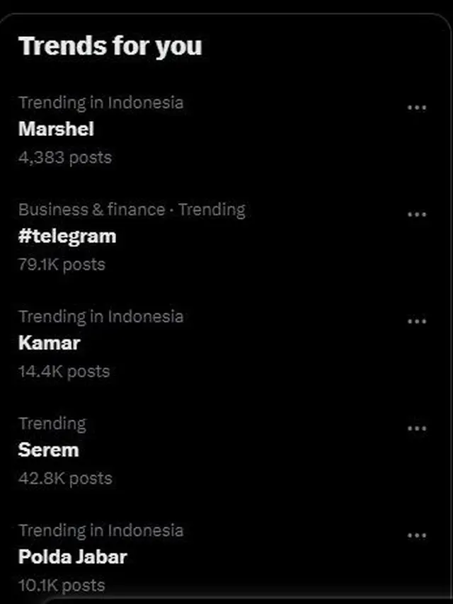 Marshel Widianto trending topic di X