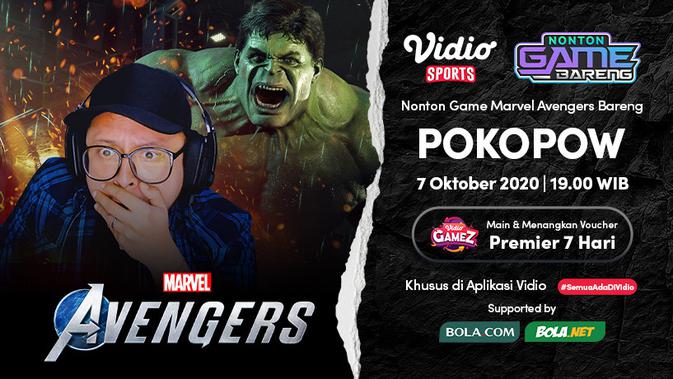 Link Live Streaming Nonton Game Bareng Marvel's Avengers ...