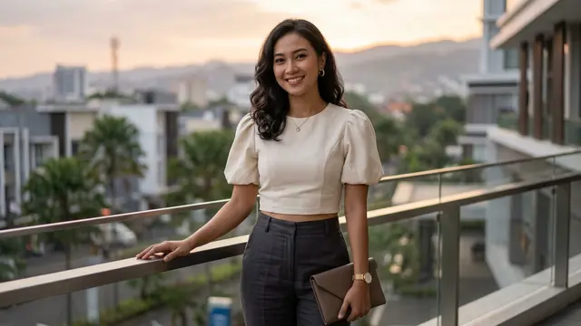 Model Atasan Wanita Lengan Puff Simple tapi Beri Kesan Elegan