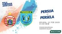 Piala Gubernur Jatim 2020: Persija Jakarta vs Persela Lamongan. (Bola.com/Dody Iryawan)