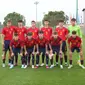Skuad Timnas Spanyol U-17 yang mungkin akan berlaga di Piala Dunia U-17 2023 Indonesia. (Instagram/robertomartin_10)