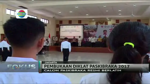 Putra putri terbaik dari 34 provinsi di Indonesia siap mengikuti diklat Paskibraka 2017.