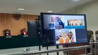 Sidang perdana Tubagus Joddy di PN Jombang. (Dian Kurniawan/Liputan6.com)