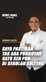 Gubernur Anwar Hafid: Saya Pastikan Tak Ada Pungutan Satu Sen Pun di Sekolah Sulteng