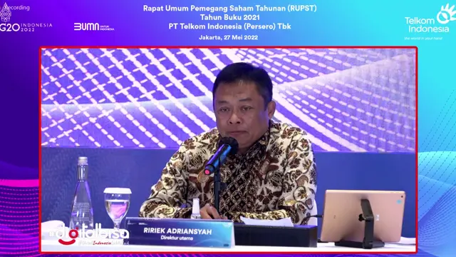 Direktur Utama Telkom, Ririek Ardiansyah.