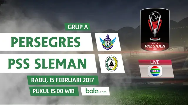 Piala Presiden 2017_Persegres Gresik United Vs PSS Sleman (Bola.com/Adreanus Titus)
