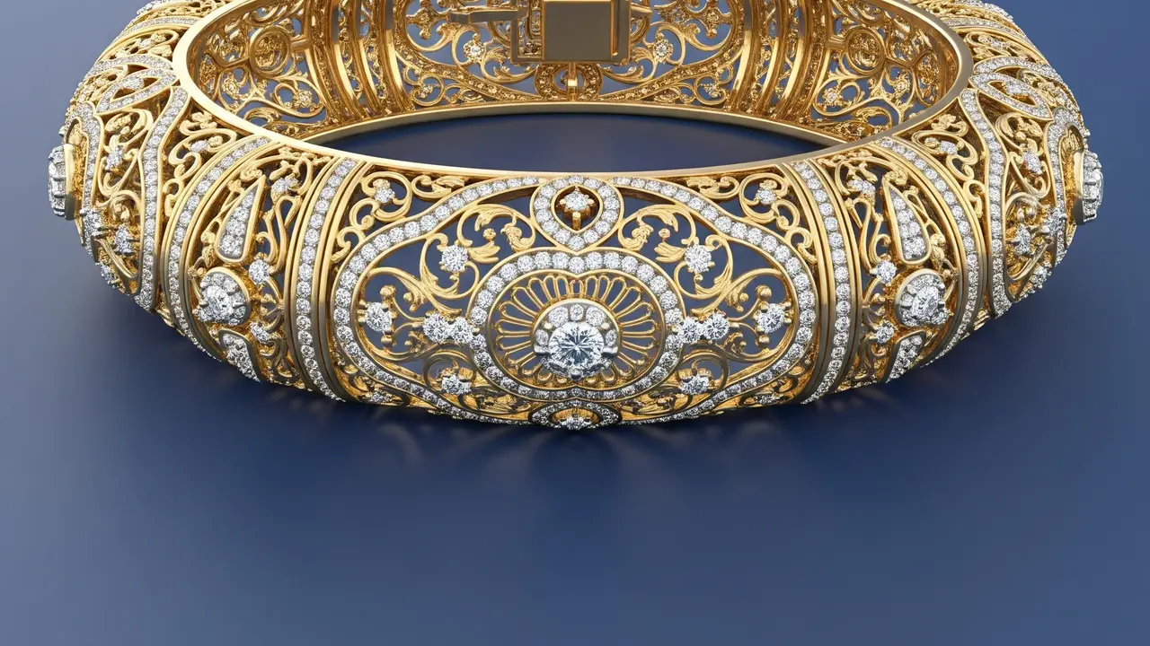 Model Gelang 20 Gram Emas untuk Ibu Muda.