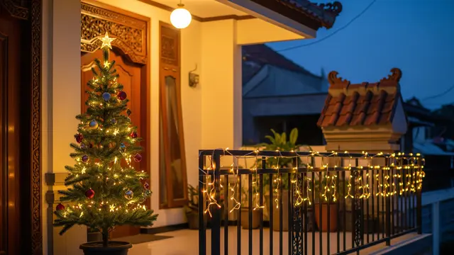 7 Dekorasi Natal Outdoor Sederhana tapi Meriah, Bikin Rumah Makin Hangat dan Memukau